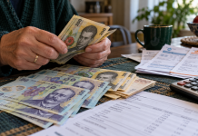 Salariul minim în 2027. Sindicatele cer 5.000 de lei! Câți bani ar putea primi românii și ce decizie pregătește Guvernul Bancnote românești de 100 și 200 de lei, alături de un fluturaș de salariu, ilustrând propunerea de majorare a salariului minim la 5.000 de lei în 2027.